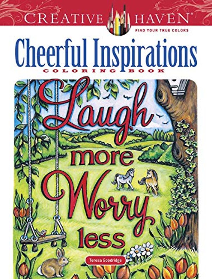 Creative Haven Cheerful Inspirations Coloring Book