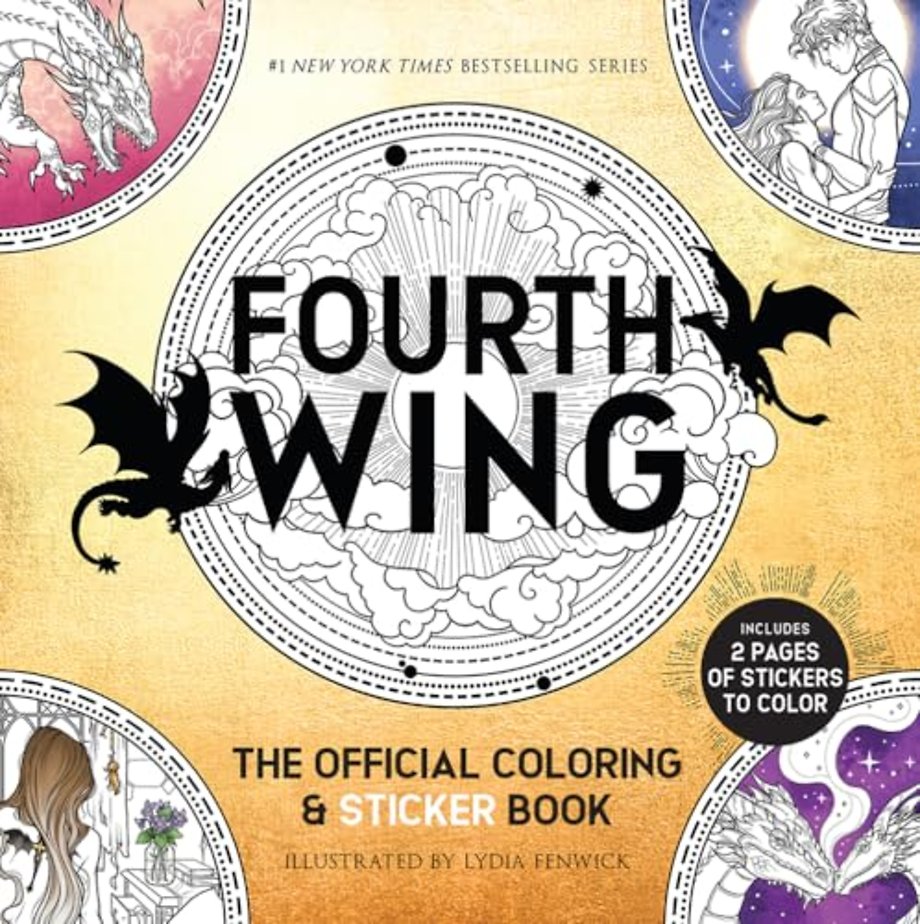 Fourth Wing: The Official Coloring & Sticker Book