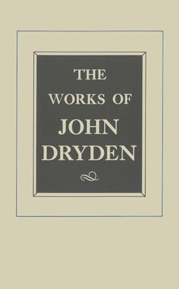 The Works of John Dryden, Volume X
