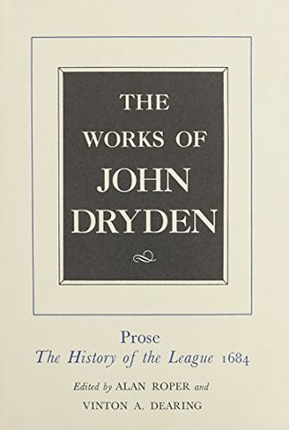 The Works of John Dryden, Volume XVIII
