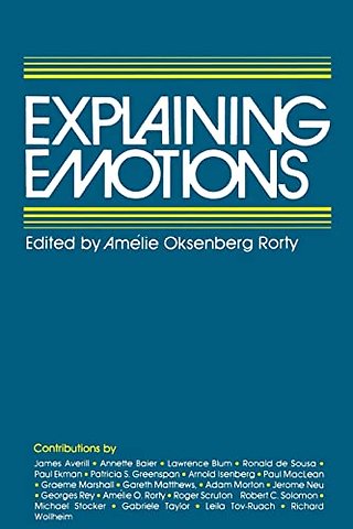Explaining Emotions (Paper)