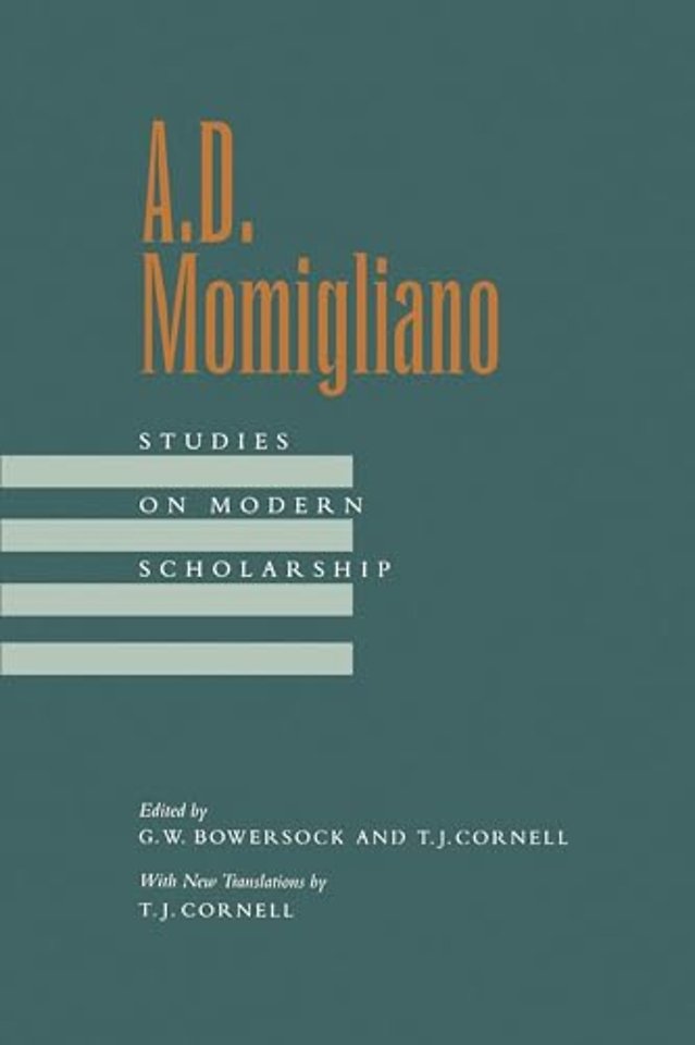 A D Momigliano – Studies on Modern Scholarship