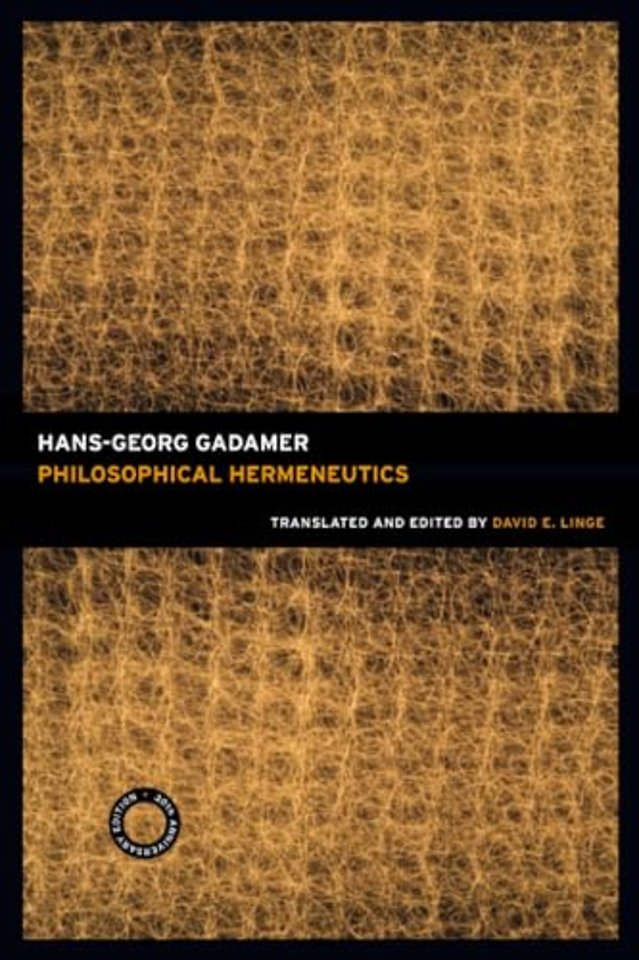 Philosophical Hermeneutics, 30th Anniversary Edition