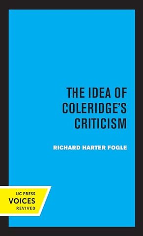 The Idea of Coleridge′s Criticism – Perspectives in Criticism