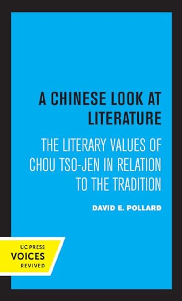 A Chinese Look at Literature