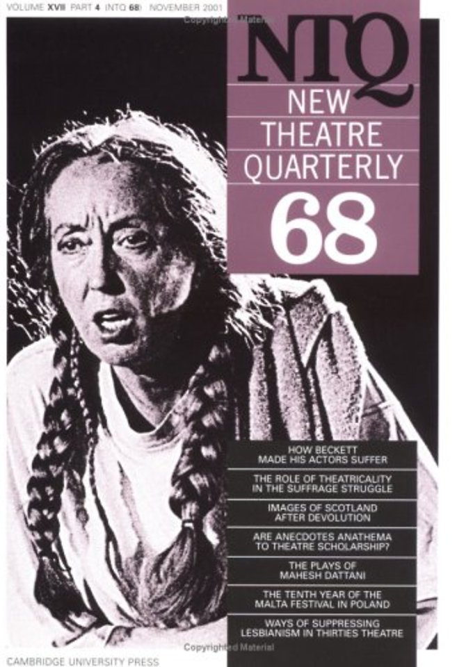 New Theatre Quarterly 68: Volume 17, Part 4