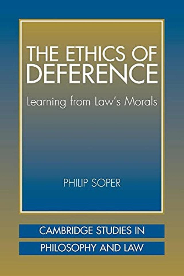 The Ethics of Deference