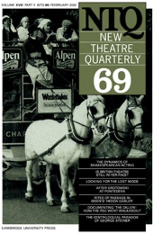 New Theatre Quarterly 69: Volume 18, Part 1