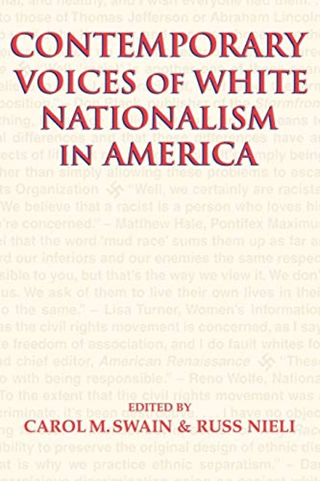 Contemporary Voices of White Nationalism in America
