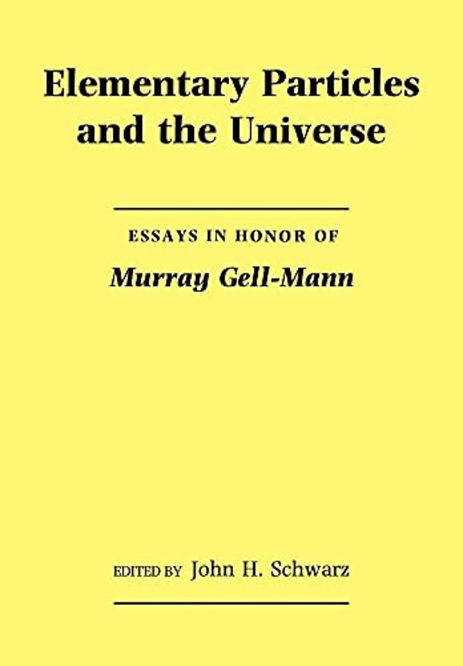 Elementary Particles and the Universe