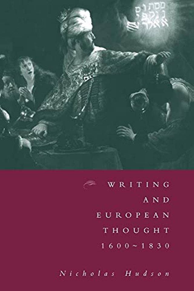 Writing and European Thought 1600–1830