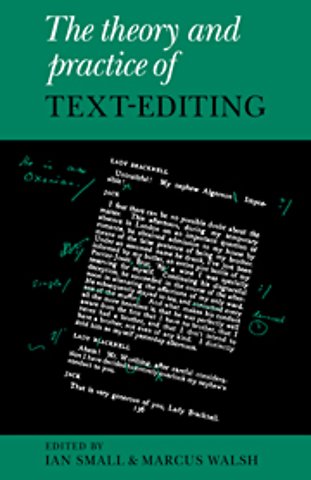 The Theory and Practice of Text-Editing