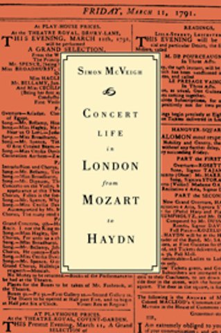 Concert Life in London from Mozart to Haydn