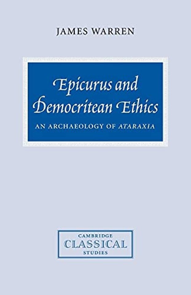 Epicurus and Democritean Ethics