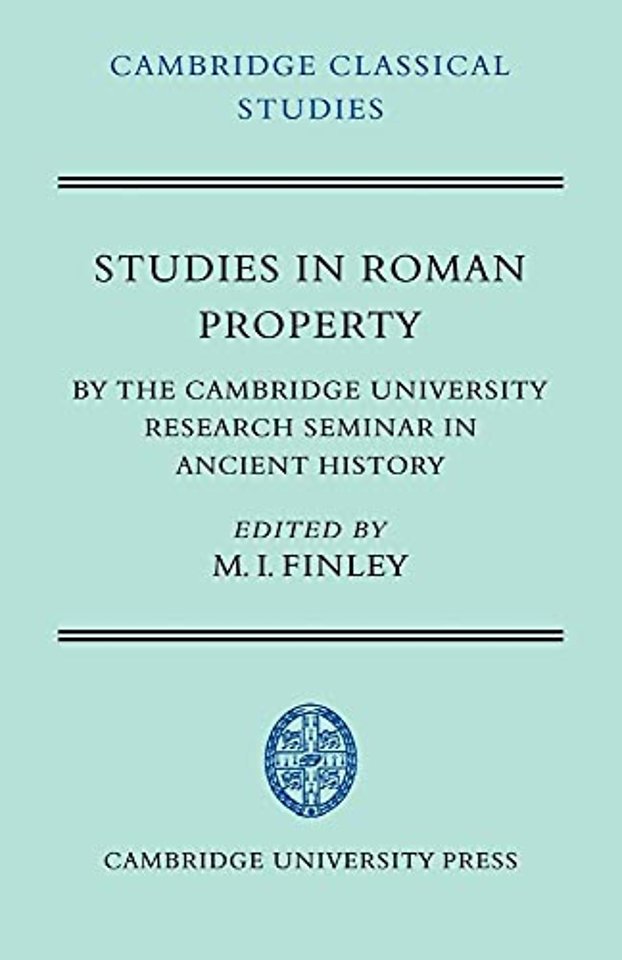 Studies in Roman Property
