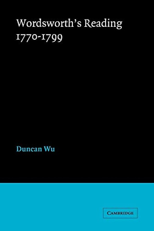 Wordsworth's Reading 1770–1799