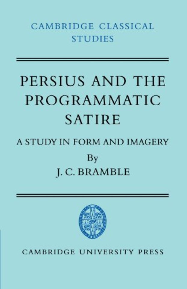 Persius and the Programmatic Satire