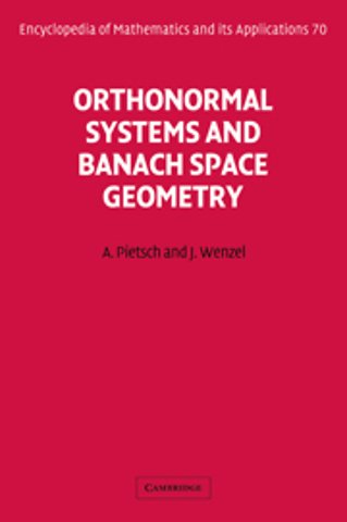 Orthonormal Systems and Banach Space Geometry