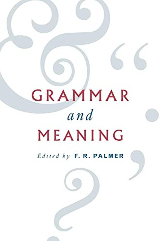 Grammar and Meaning