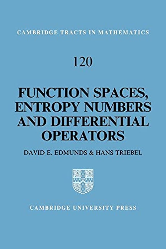 Function Spaces, Entropy Numbers, Differential Operators