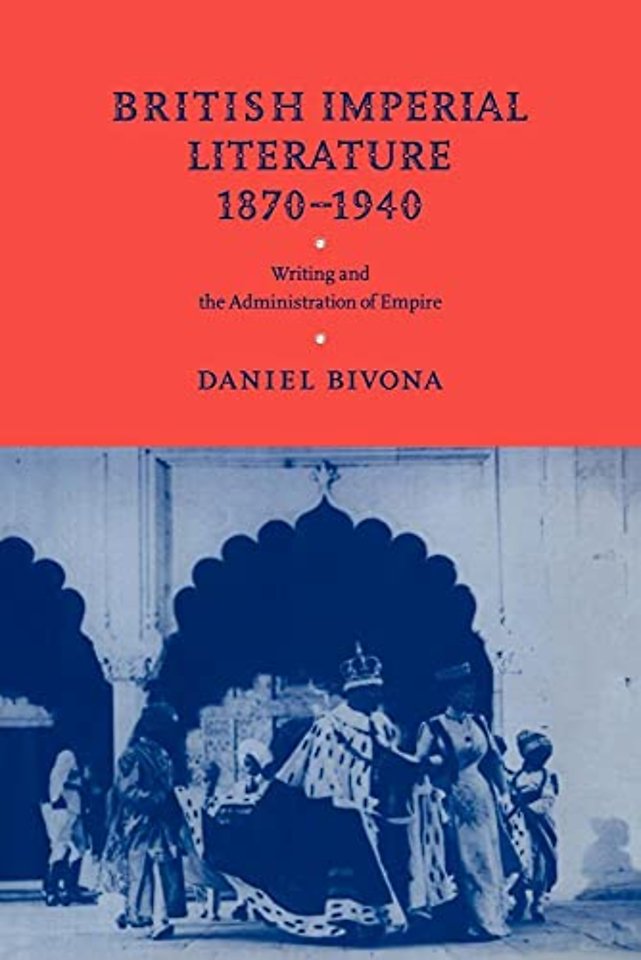 British Imperial Literature, 1870–1940