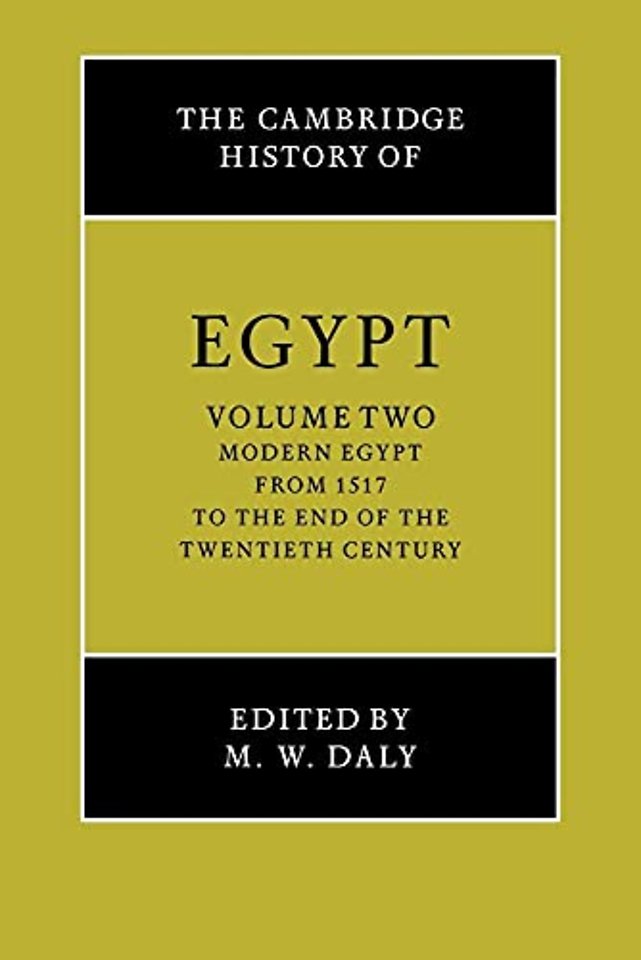 The Cambridge History of Egypt
