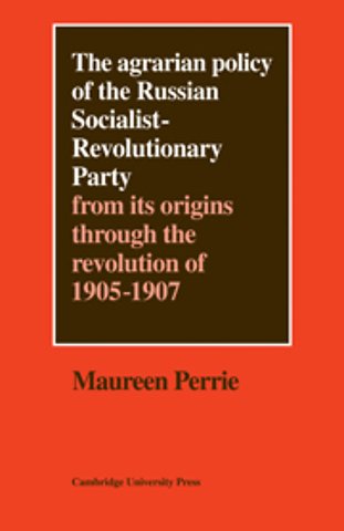 The Agrarian Policy of the Russian Socialist-Revolutionary Party