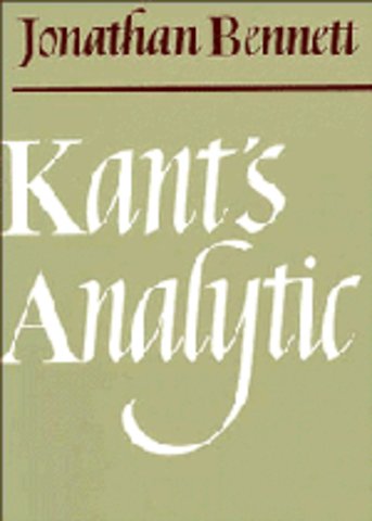 Kant's Analytic
