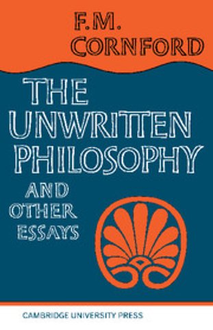 The Unwritten Philosophy and Other Essays