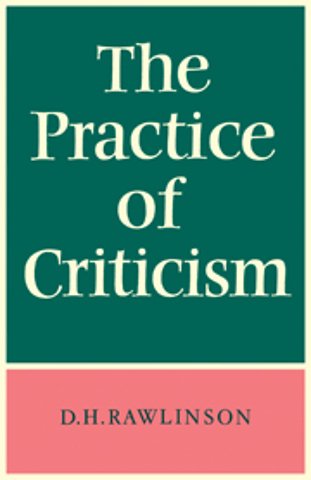 The Practice of Criticism