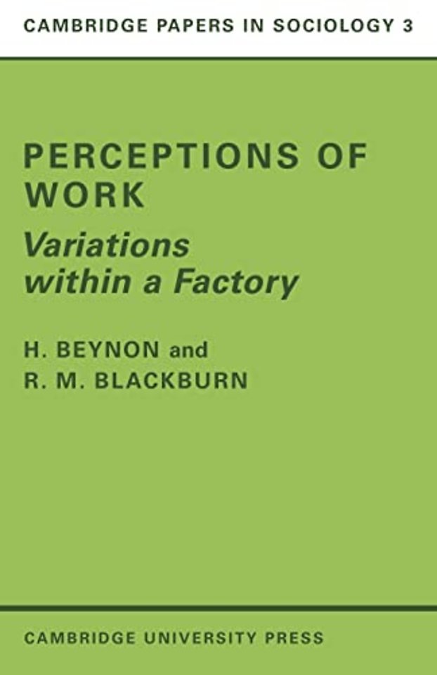 Perceptions of Work