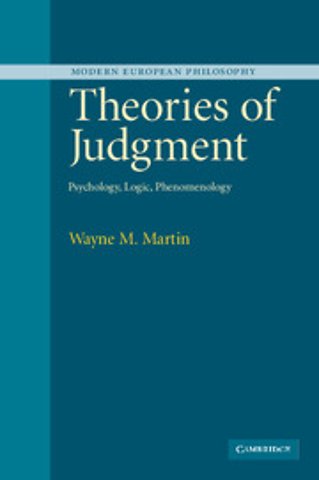 Theories of Judgment