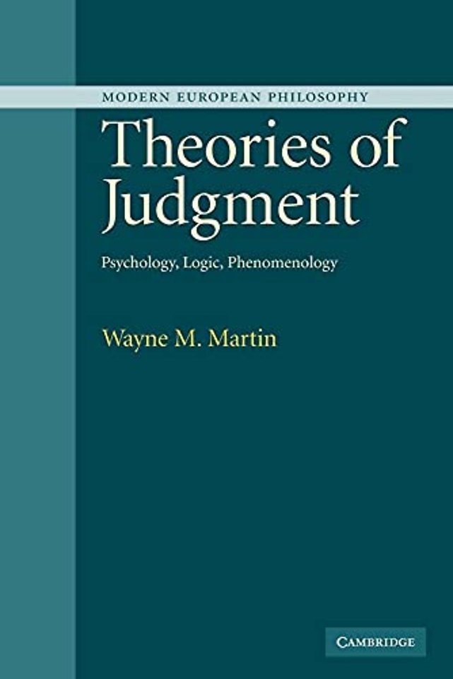 Theories of Judgment
