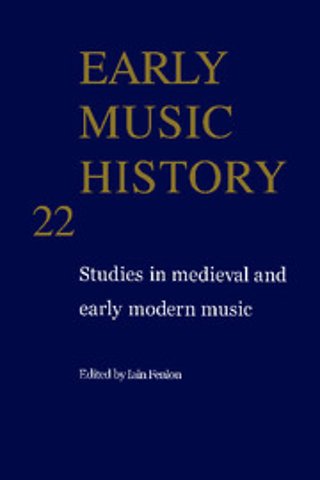 Early Music History