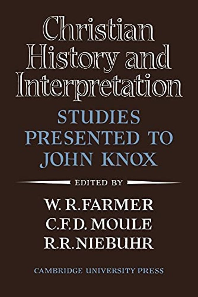 Christian History and Interpretation