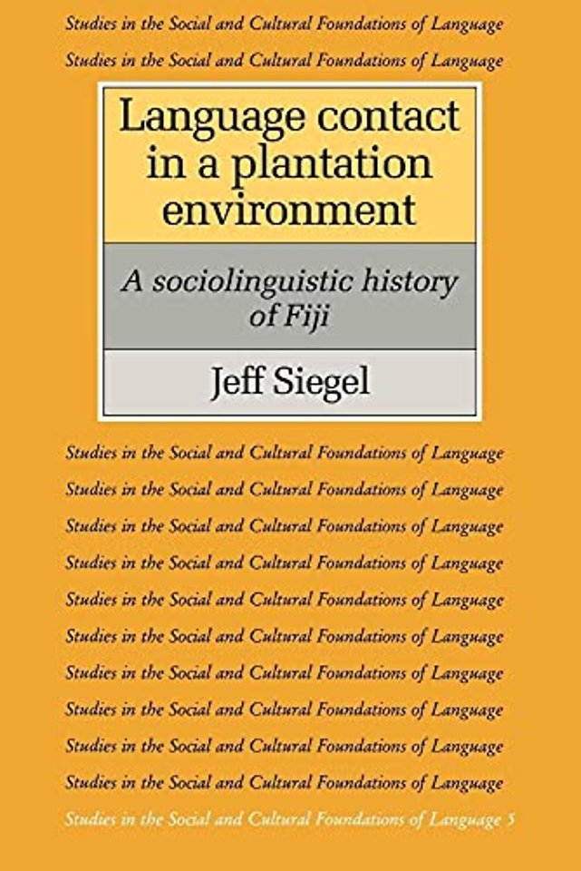 Language Contact in a Plantation Environment