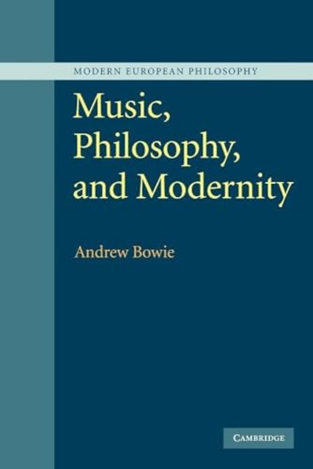 Music, Philosophy, and Modernity