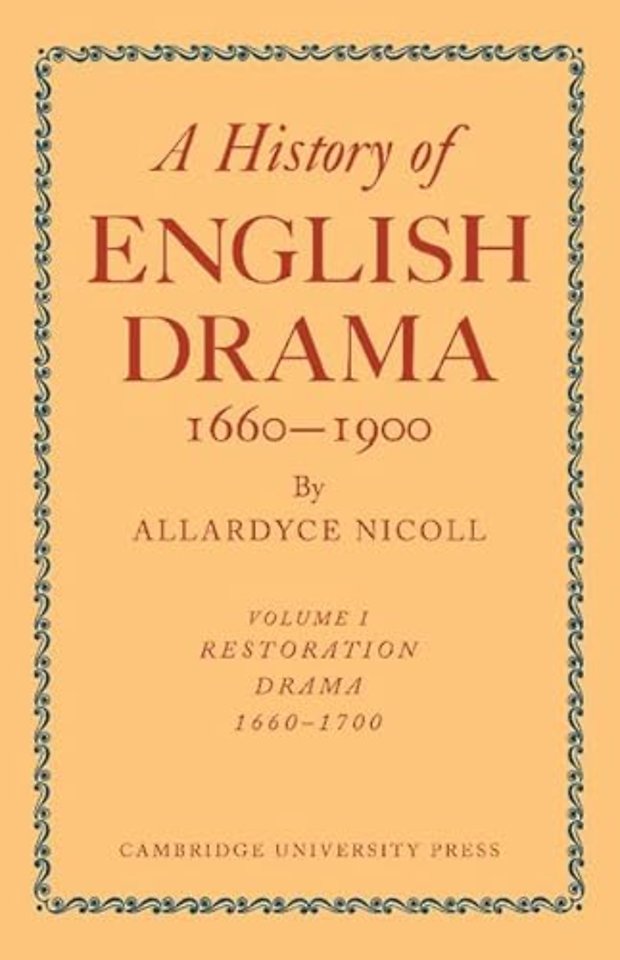 A History of English Drama 1660–1900 2 Part Paperback Set