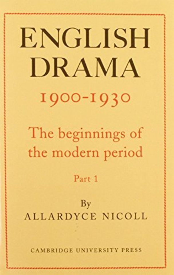 English Drama 1900–1930 2 Part Paperback Set