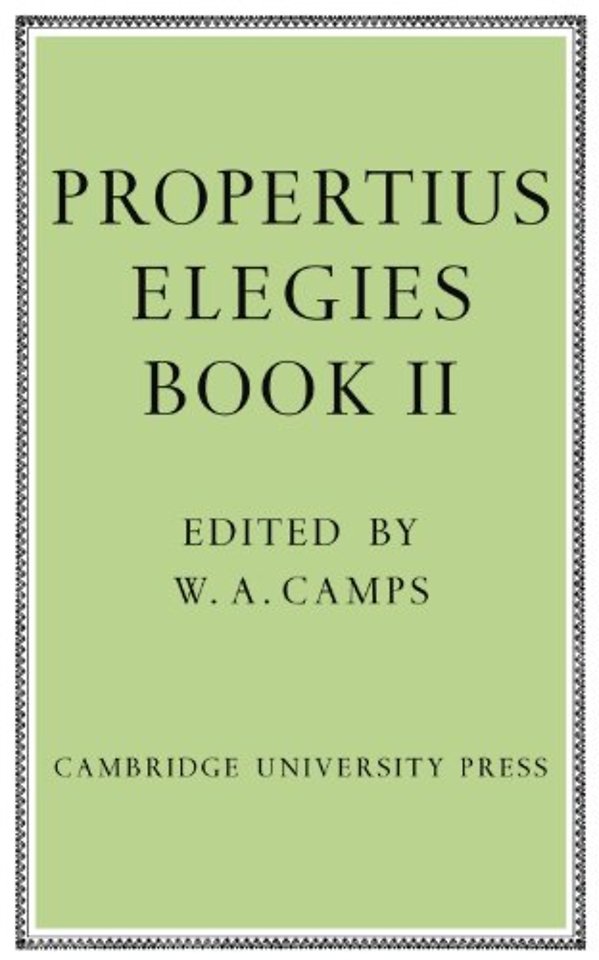 Propertius: Elegies