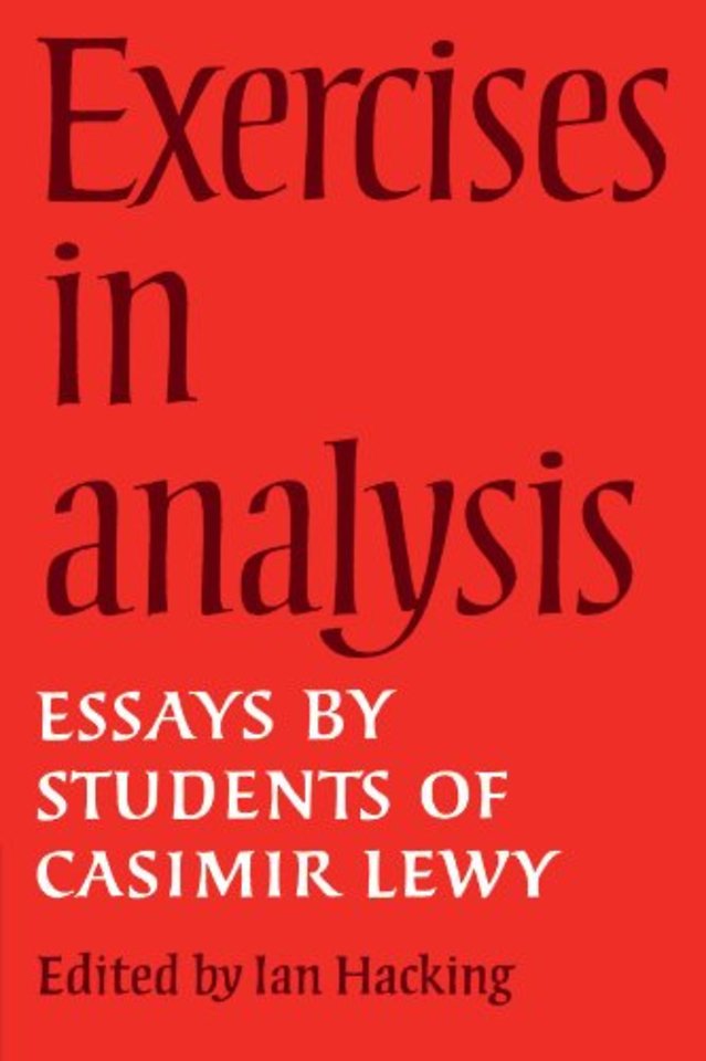 Exercises in Analysis