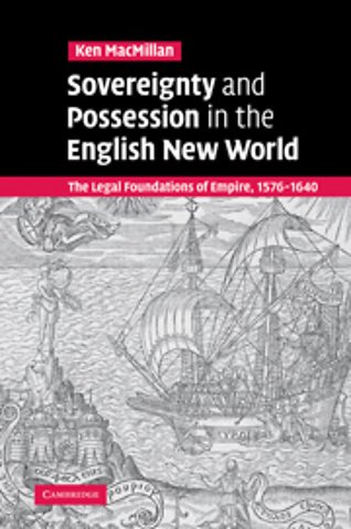 Sovereignty and Possession in the English New World