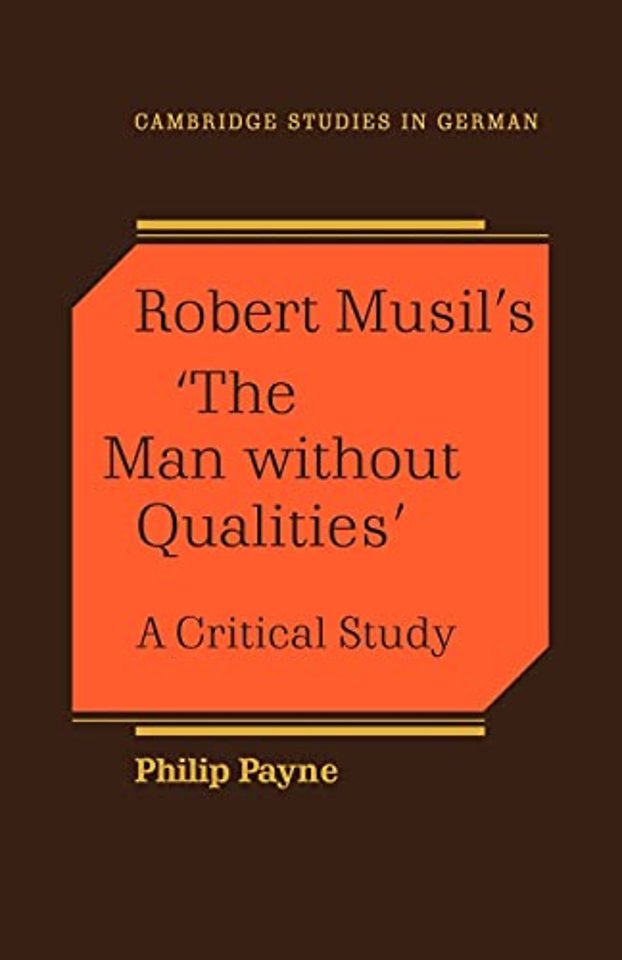Robert Musil's 'The Man Without Qualities'