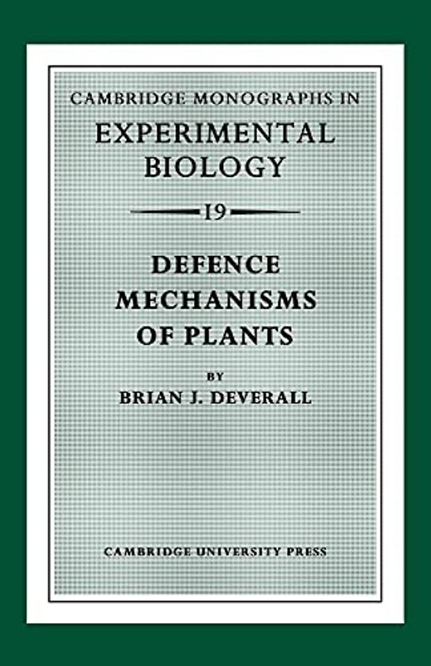 Defence Mechanisms of Plants