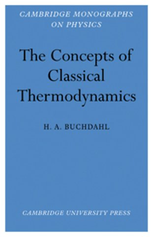 The Concepts of Classical Thermodynamics