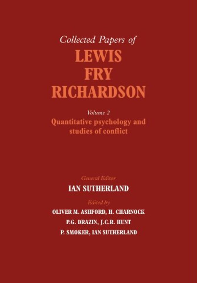 The Collected Papers of Lewis Fry Richardson