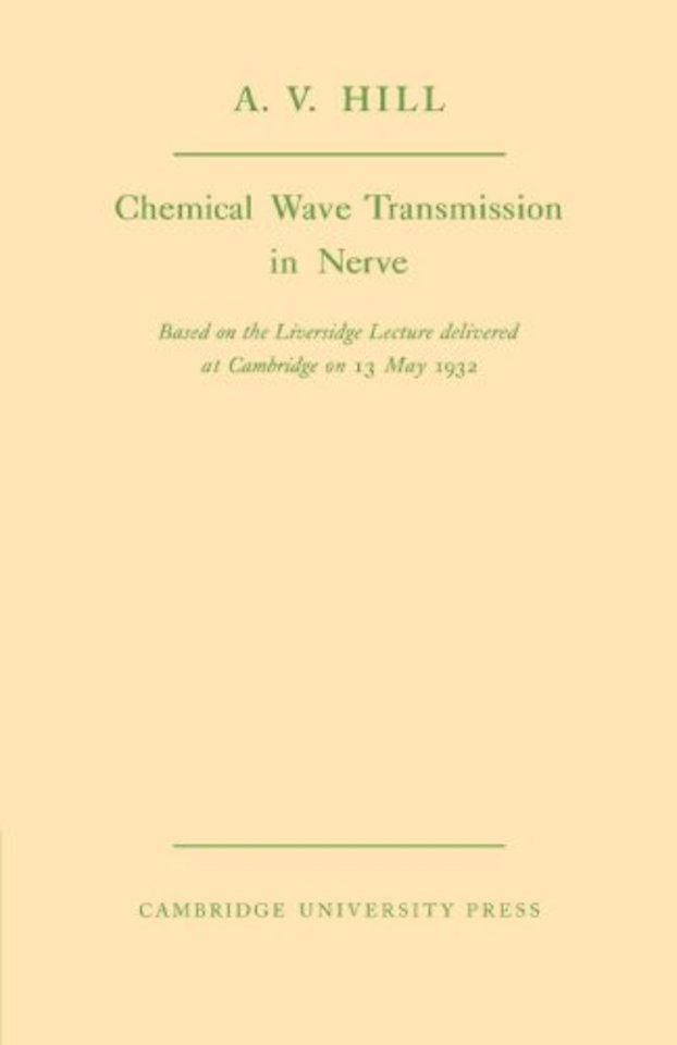 Chemical Wave Transmission in Nerve
