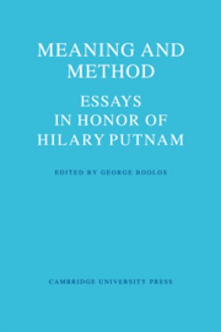 Meaning and Method