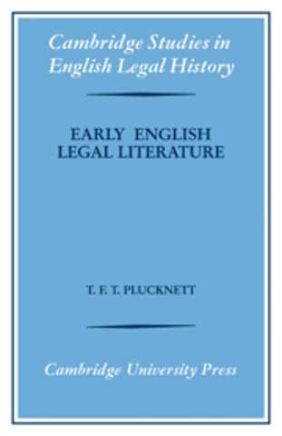 Early English Legal Literature