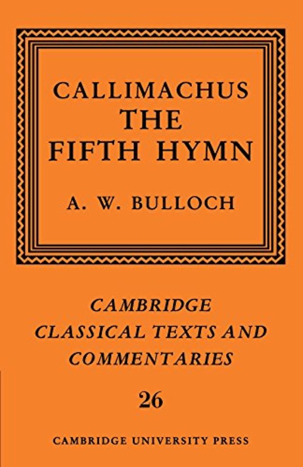 Callimachus: The Fifth Hymn